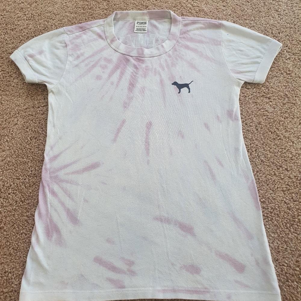Victoria's Secret PINK shirt size XS purple pink and white.